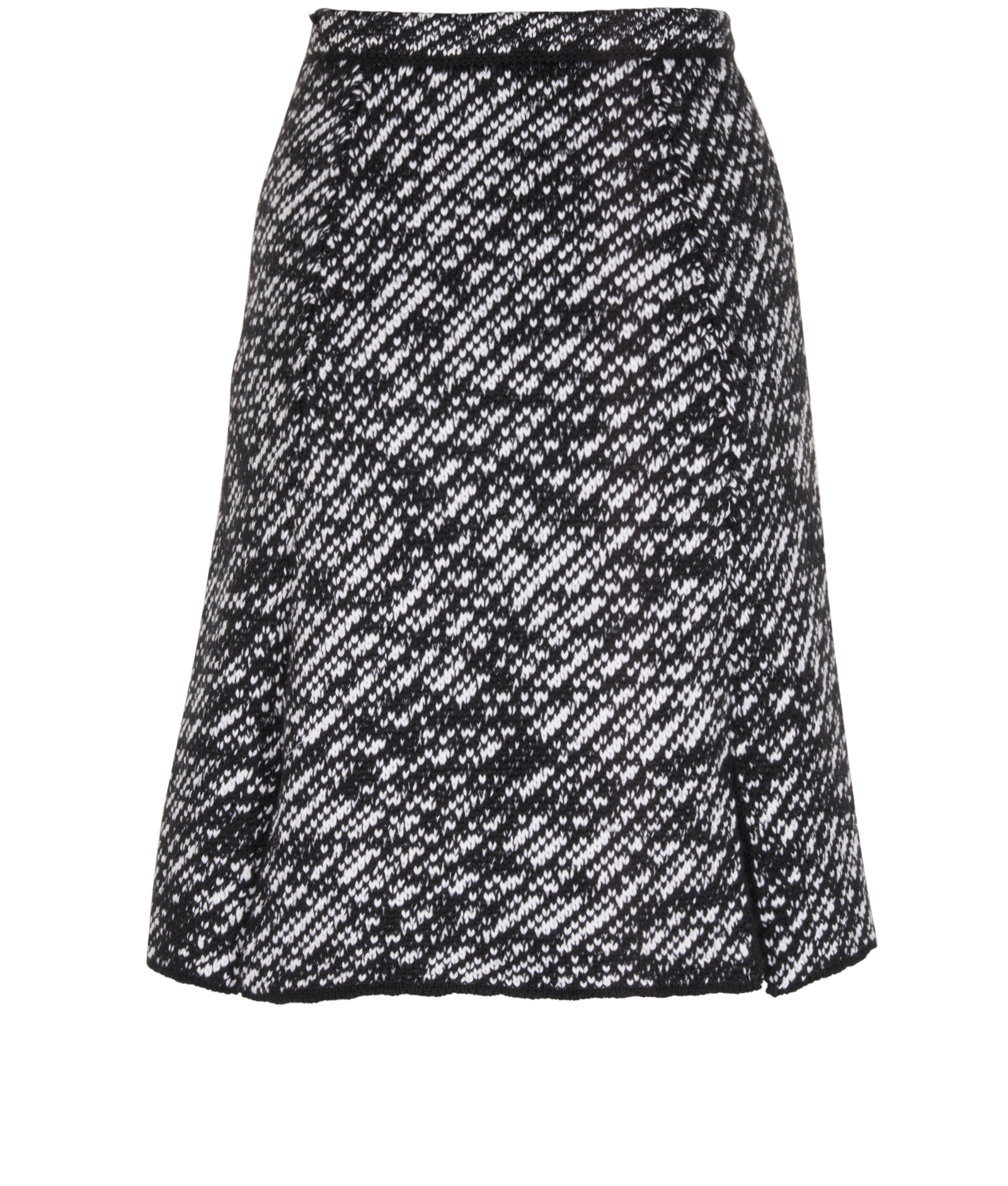 Christian Dior Tweed Skirt, &pound;350, Clothing, Black, Cotton/Wool, Back view
