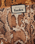 Gucci Garden Snakeskin Print Skirt, &pound;350, Clothing, Beige/Tan, Silk, Other view