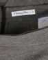 Christian Dior A-Line Skirt, &pound;380, Clothing, Grey, Cotton/Polyester (Polymer), Other view