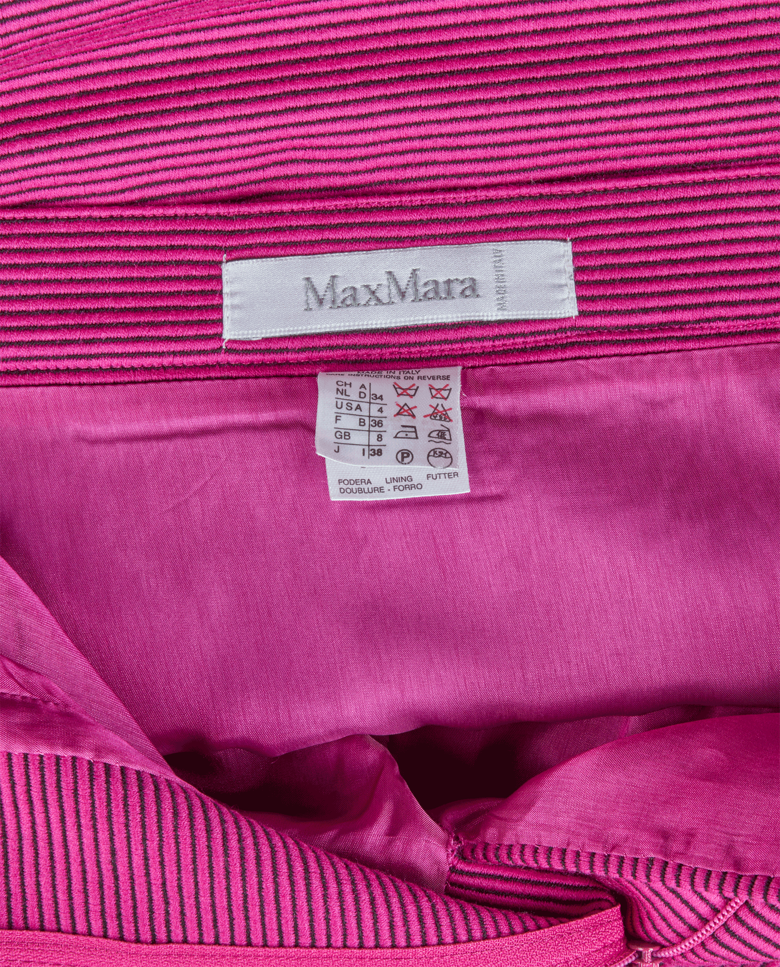 Max Mara Pencil Skirt, &pound;90, Clothing, Pink, Wool, Other view