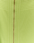 Balmain Zip Detail Ribbed-Knit Skirt, &pound;150, Clothing, Green, Viscose, Other view