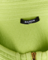 Balmain Zip Detail Ribbed-Knit Skirt, &pound;150, Clothing, Green, Viscose, Other view