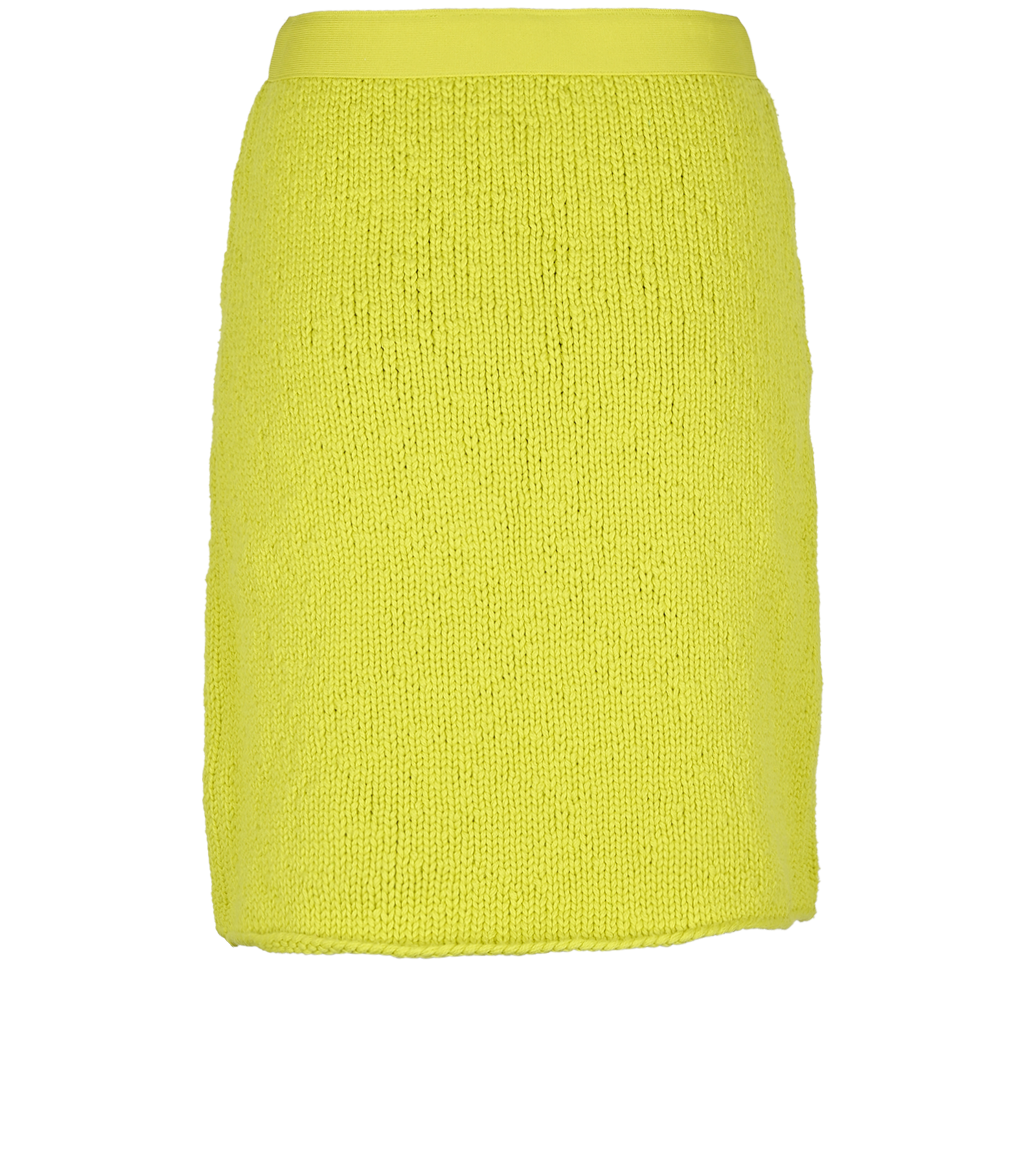 Bottega Veneta Knitted Skirt, &pound;120, Clothing, Green, Wool, Back view
