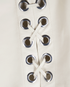 Chloe Lace-Up Mini Skirt, &pound;150, Clothing, White, Leather, Other view