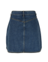 Self-Portrait Buttoned Mini Skirt, &pound;80, Clothing, Blue, Cotton, Back view