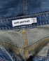 Self-Portrait Buttoned Mini Skirt, &pound;80, Clothing, Blue, Cotton, Other view