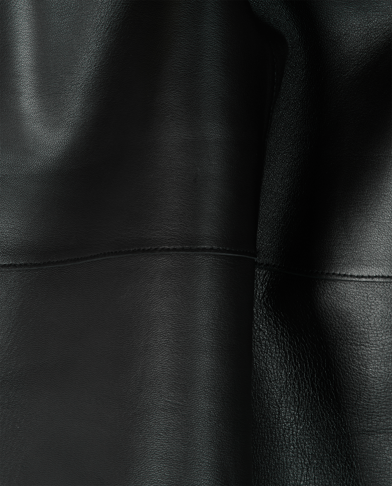 Toteme A-Line Skirt, &pound;250, Clothing, Black, Lambskin Leather, Other view