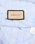 Gucci GG Striped Skirt, &pound;220, Clothing, Blue, Cotton, Other view