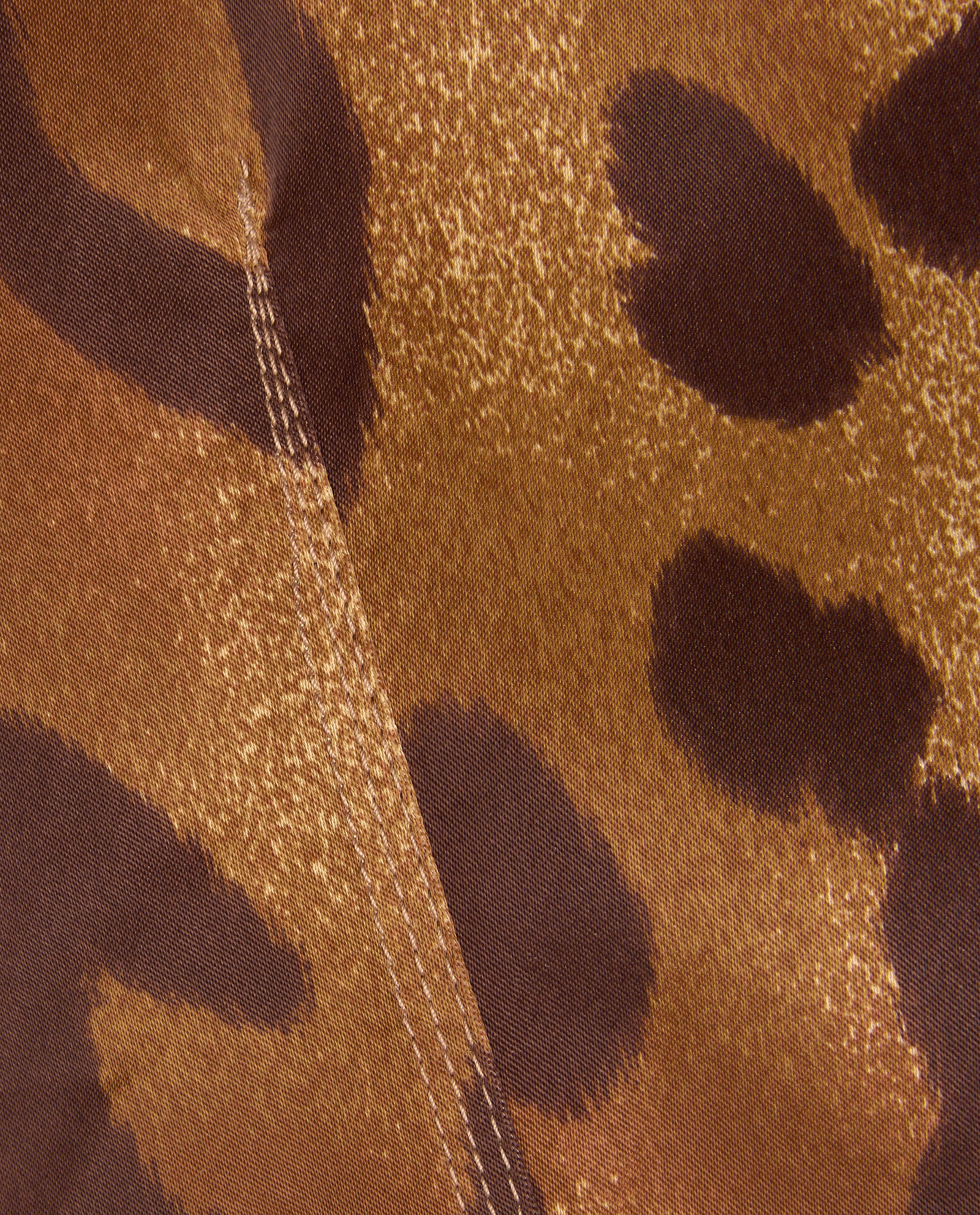 Versace Leopard Print Skirt, &pound;300, Clothing, Brown, Viscose, Other view