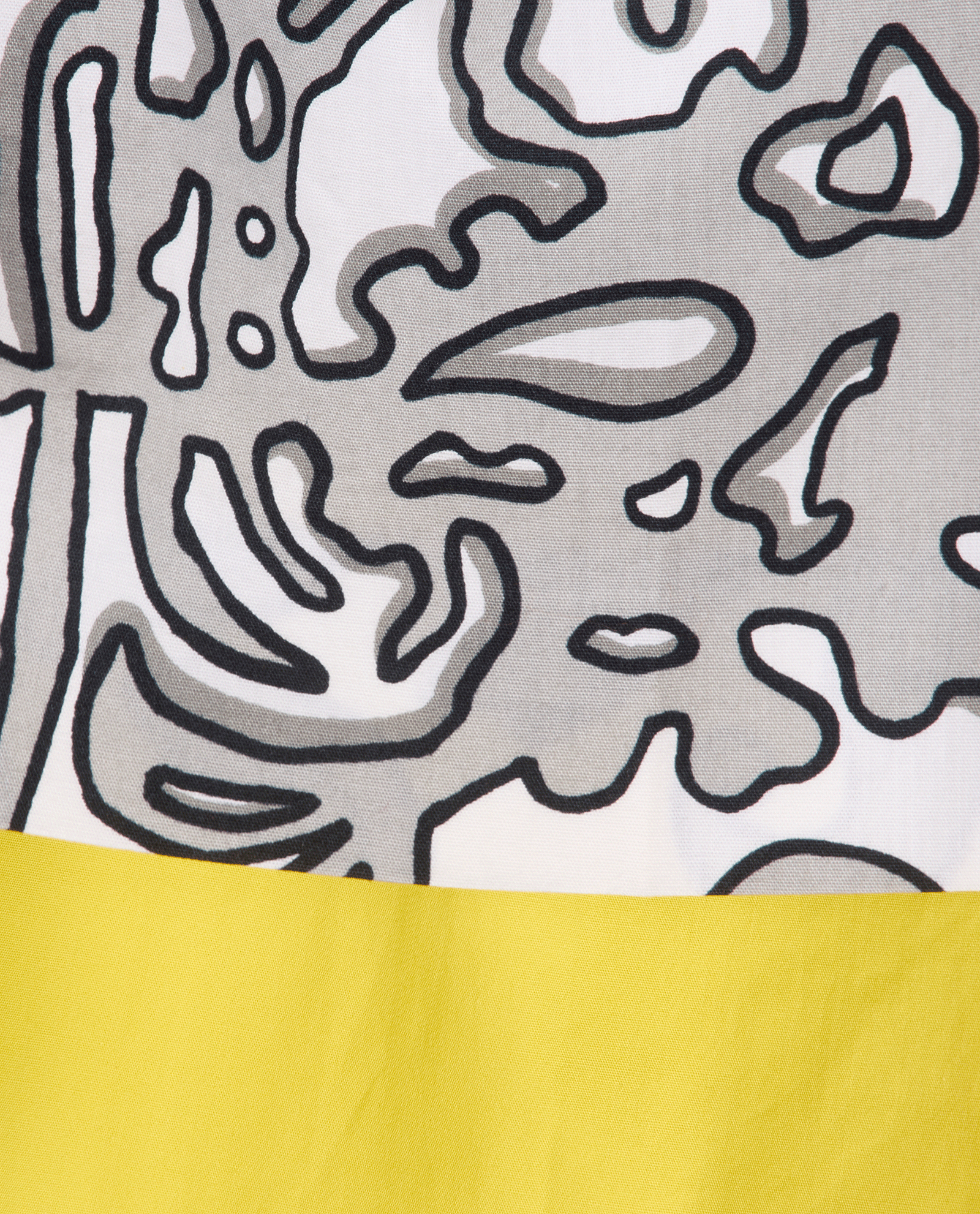 Max Mara Paisley Pencil Skirt, &pound;150, Clothing, Black/White/Yellow, Cotton, Other view