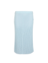 Bottega Veneta Ribbed Skirt, &pound;400, Clothing, Blue, Cotton/Nylon, Front view
