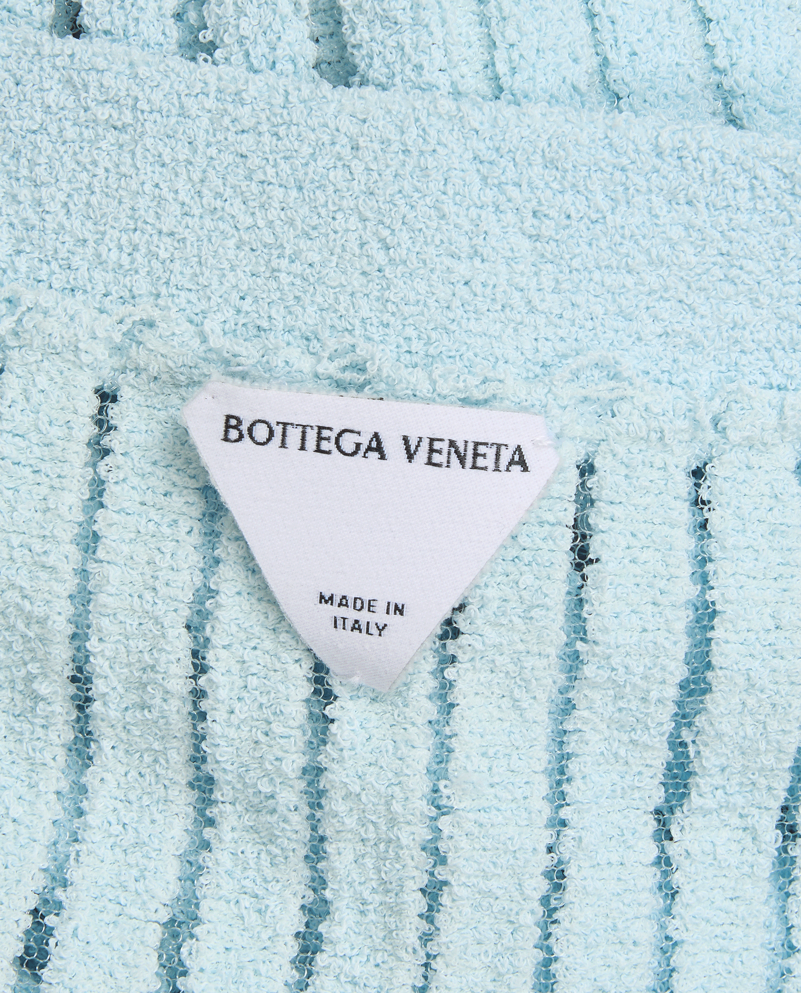 Bottega Veneta Ribbed Skirt, &pound;400, Clothing, Blue, Cotton/Nylon, Other view