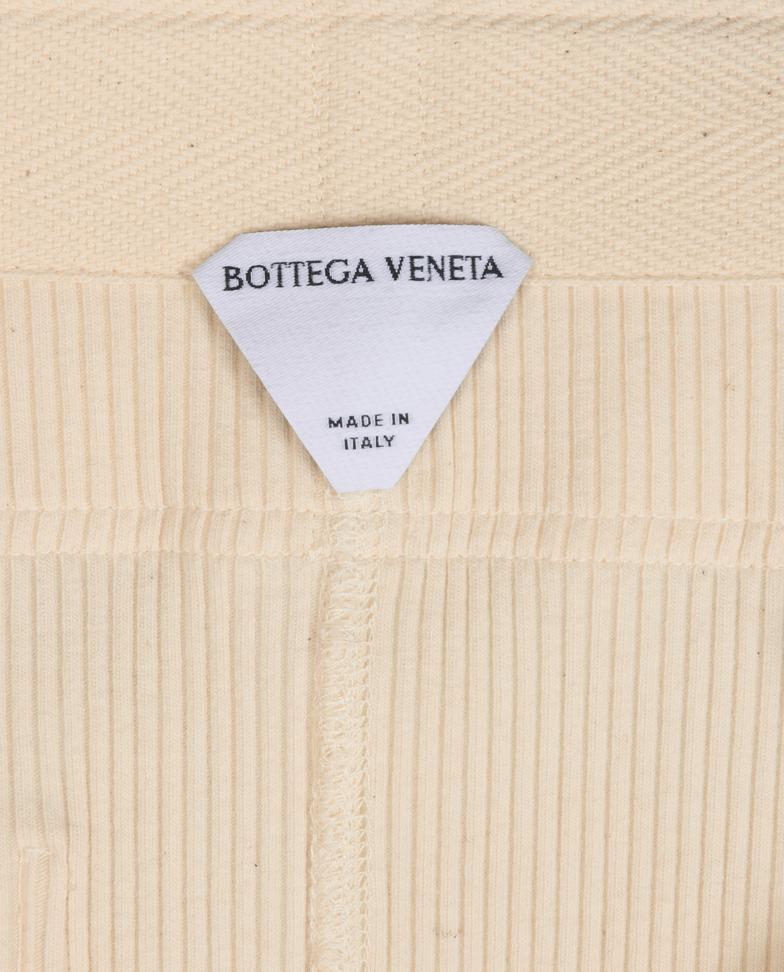Bottega Veneta Ribbed Skirt, &pound;350, Clothing, Cream, Cotton, Other view