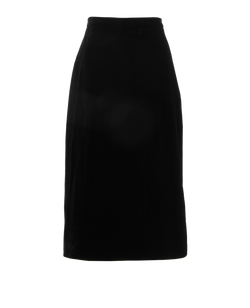 Gucci Velvet Skirt, Viscose/Silk, Blk, UK6, 3*