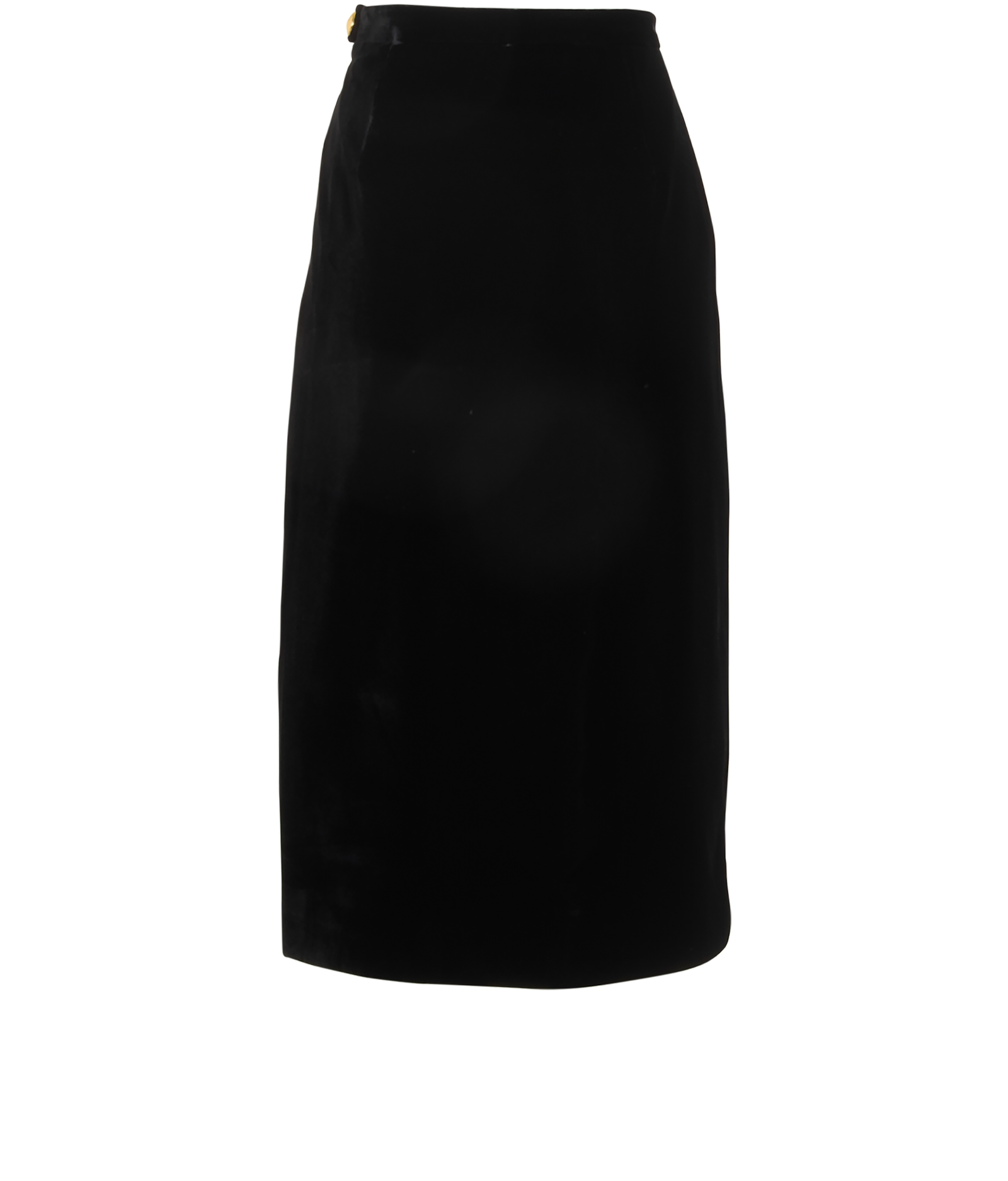 Gucci Velvet Skirt, &pound;180, Clothing, Black, Silk/Viscose, Back view