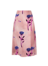 Gucci Floral Print Skirt, &pound;170, Clothing, Pink, Silk, Front view