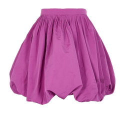 Valentino Pleated Puffer Skirt, Cotton/Polyester, Purple, UK6, 3*