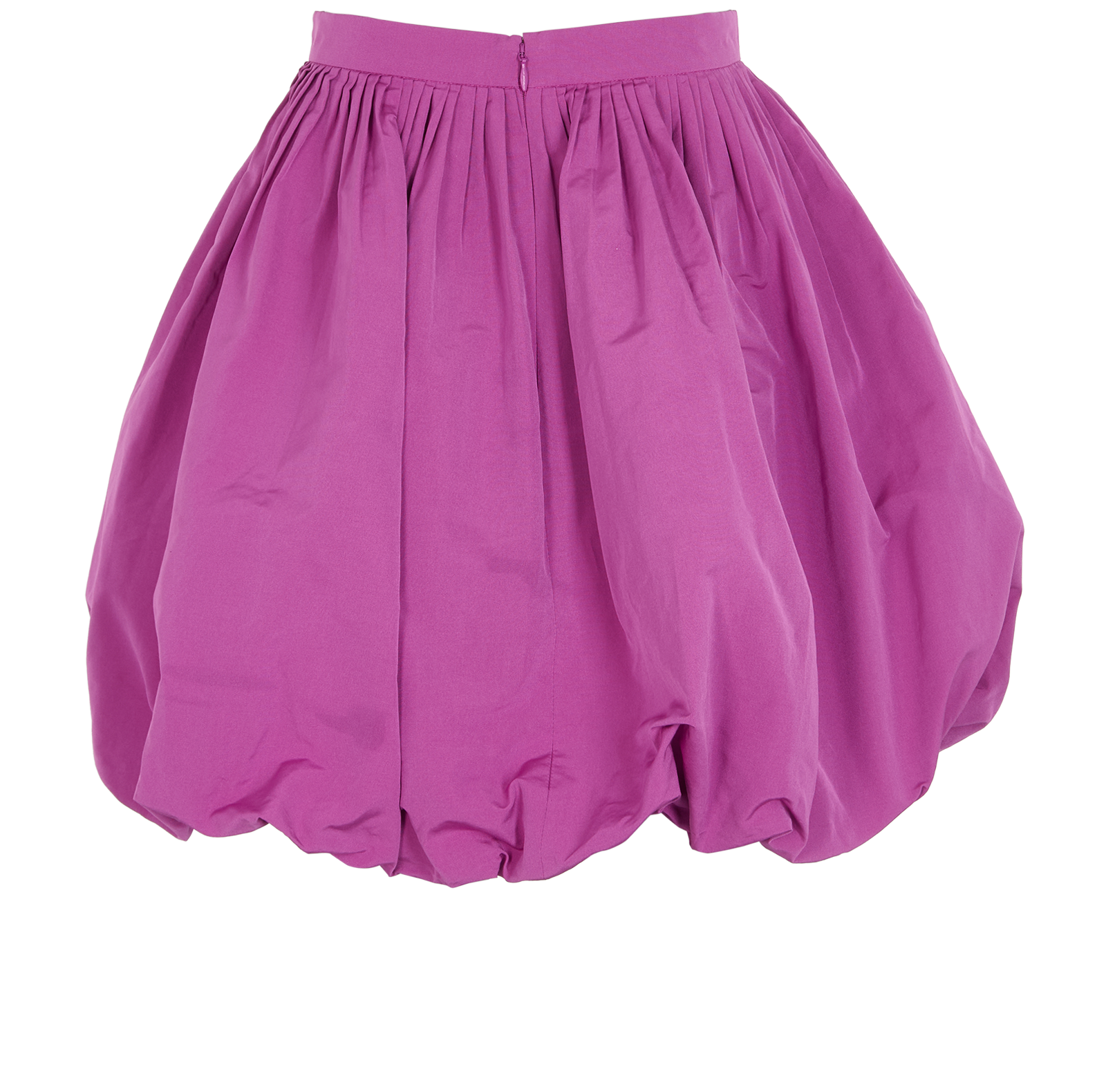 Valentino Pleated Puffer Skirt, &pound;180, Clothing, Purple, Cotton/Polyester, Back view
