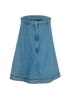 Chanel Midi Jeans Skirt, front view