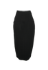 Chanel Double Pocket Pencil Skirt, &pound;550, Clothing, Black, Nylon/Wool, Front view