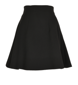 Miu Miu Skirt, Wool, Black, UK8, 2*