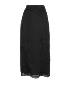 Gucci Mesh Skirt, Silk, Black, UK6, 2*