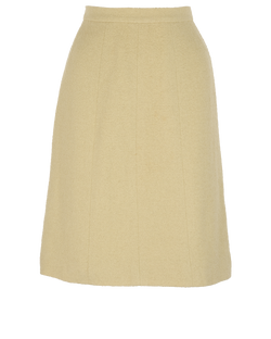 Chanel 98C Tweed Skirt, Cotton, Yellow, UK10, 2*