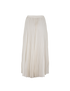 Christian Dior Pleated Maxi Skirt, £1,100, Clothing, Cream, Silk, Back view