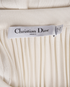 Christian Dior Pleated Maxi Skirt, £1,100, Clothing, Cream, Silk, Other view