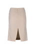 Acne Studios Back-Vent Skirt, £110, Clothing, Pink, Linen/Viscose, Back view