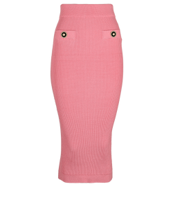 Balmain Knit Pencil Skirt,Viscose, pink, Uk6, 3*