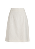 Dolce & Gabbana Jacquard Skirt, &pound;80, Clothing, White, Cotton, Front view