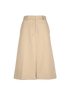Stella McCartney Split A-Line Skirt, £110, Clothing, Beige, Polyester (Polymer), Front view