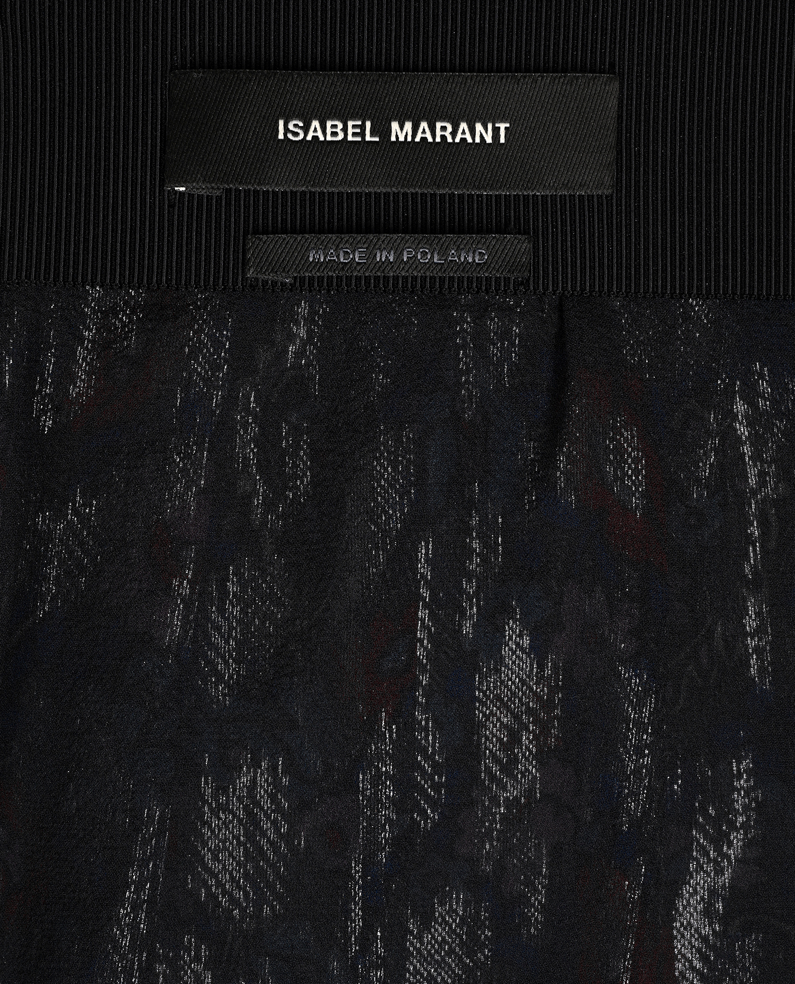 Isabel Marant Merezia Skirt, &pound;90, Clothing, Blue/Silver, Silk, Other view