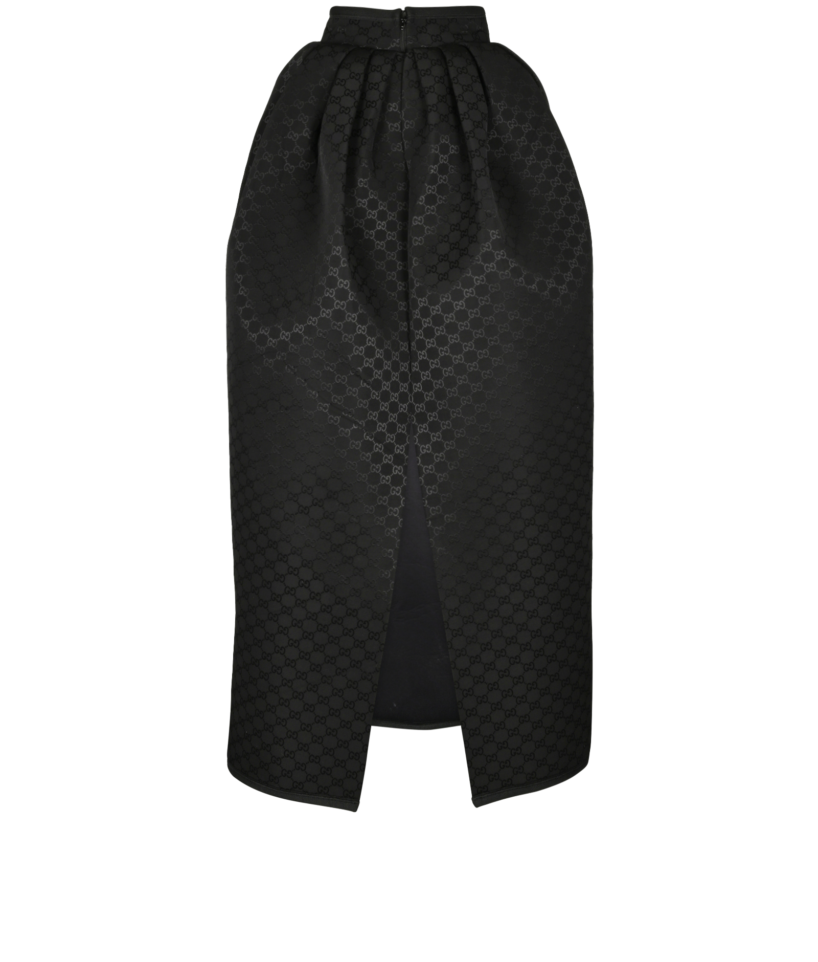 Gucci GG Maxi Skirt, &pound;320, Clothing, Black, Cotton/Viscose, Back view
