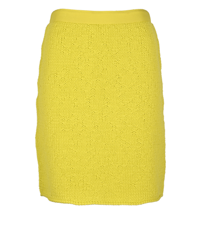 Bottega Veneta Knitted Skirt, £180, Clothing, Green, Wool, Front view