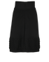 Chanel Above Knee Length Skirt, £310, Clothing, Black, Wool, Back view