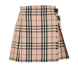 Burberry Wrap Skirt, Wool, Beige, UK8, 1*