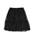 Gucci Ruffle Skirt, £250, Clothing, Black, Silk, Front view