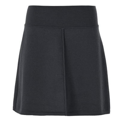 Stella McCartney Mini Skirt, £95, Clothing, Grey, Wool, Front view