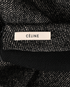 Celine Asymmetric Tweed A-Line Skirt, £120, Clothing, Black, Linen/Wool, Other view