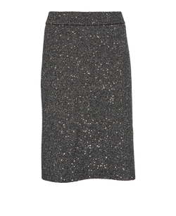 Gucci Sequin Skirt, Polyester, Metallic, UK10, 3*