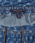 Louis Vuitton Monogram Tiered Skirt, £695, Clothing, Blue, Denim, Other view