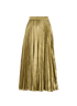 Christian Dior Metallic Maxi Skirt, &pound;1,500, Clothing, Gold, Polyester (Polymer), Front view