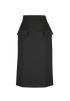 Alexander McQueen Midi Pencil Skirt, &pound;395, Clothing, Black, Wool, Front view