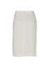 Alexander McQueen Pencil Skirt, &pound;120, Clothing, White, Acetate/Rayon (Polymer), Back view
