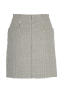 Fendi Houndstooth Mini Skirt, &pound;120, Clothing, Black/White, Wool, Back view