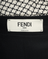 Fendi Houndstooth Mini Skirt, &pound;120, Clothing, Black/White, Wool, Other view