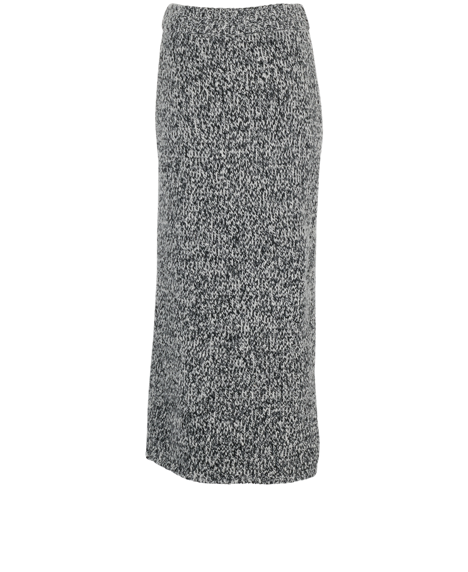 Moncler Knit Pencil Skirt, &pound;150, Clothing, Black/White, Wool, Back view