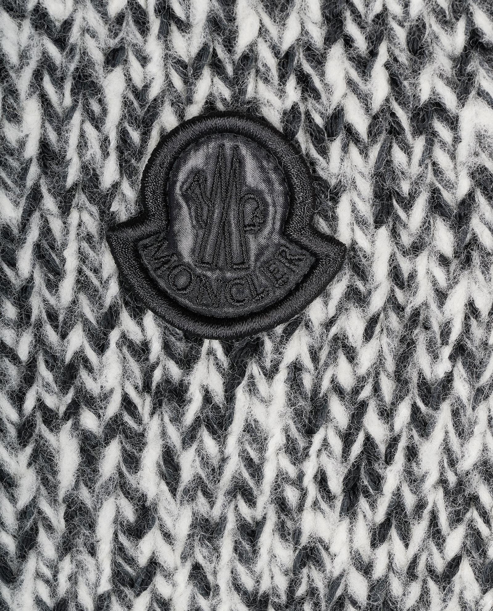 Moncler Knit Pencil Skirt, &pound;150, Clothing, Black/White, Wool, Other view